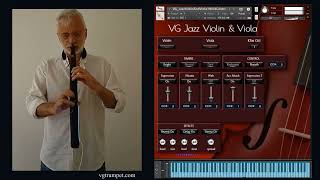 Robkoo R1 Wind Synthesizer and Jazz Violin amp Viola sound library for Kontakt VST strings plugin [upl. by Styles]