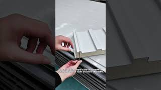 Brand new product Great Wall insulated roof panels with polyurethane core [upl. by Nabroc]