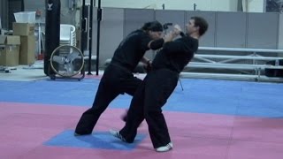 Takedown in Knife Fighting  Self Defense Practice for Martial Artists [upl. by Anatniuq819]