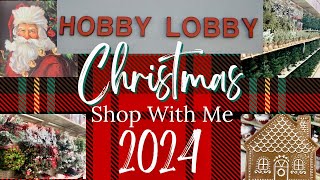 NEW Hobby Lobby Christmas 2024  Christmas Decor Shop With Me [upl. by Kathrine627]