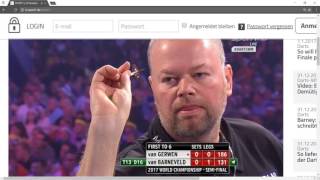 Dart WM 2017 Van Gerwen vs Van Barneveld incrediable Semi Final [upl. by Anayrb]