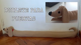 BURLETE para puerta en forma de perro  Para evitar corrientes de aire [upl. by Htehpaj166]