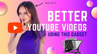 Make better YouTube videos Teleprompter Neewer X17 vs X12 [upl. by Yelda]