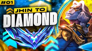 How to play Jhin in low Elo  Jhin Unranked to Diamond 1  Jhin ADC Gameplay Guide [upl. by Nosila]