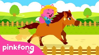 I am a Rocket Horse  Giddy up up up  The Horse Song  Farm Animals Songs  Pinkfong Songs [upl. by Alisa706]