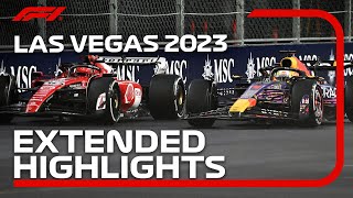 Extended Race Highlights  2023 Las Vegas Grand Prix [upl. by Ecirpak813]