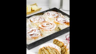 Homemade Cinnamon Rolls with Cream Cheese Frosting [upl. by Rella729]