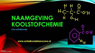 naamgeving koolstofchemie vwo [upl. by Hallam]