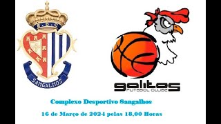 Sangalhos DC Vs Galitos Barreiro 1800Horas [upl. by Kalli]