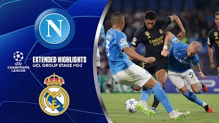 Napoli vs Real Madrid Extended Highlights  UCL Group Stage MD 2  CBS Sports Golazo [upl. by Hirschfeld298]