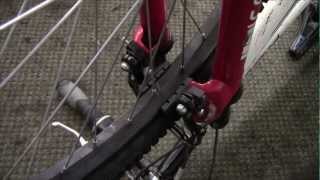 How to True Straighten a Bicycle Wheel [upl. by Denae999]