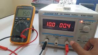 DC Power Supply calibration by using shunt resistance with digital multimeter dc power supply [upl. by Tterrej422]