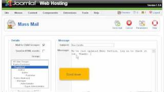 How to enable Email notifications for users  SiteGround Joomla Tutorial [upl. by Dranoc]