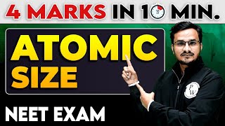 Periodic Table  Atomic Size  Lanthanide Contraction  4 Marks in 10 Minutes For NEET Exam [upl. by Akino]