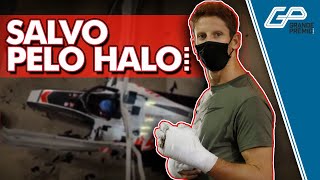 GROSJEAN SERIA DEGOLADO SEM HALO MOSTRA TV EM SIMULAÇÃO DE ACIDENTE NA F1  GP Notícias [upl. by Theodosia]