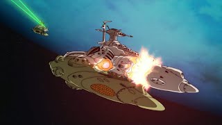 宇宙戰艦大和號 加特籣帝斯戰艦沉沒集錦 Space battleship Yamato Highlights of the sinking of the battleship Gatlantis [upl. by Acilegna]