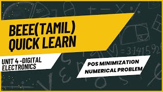 POS Minimization Numerical [upl. by Stolzer625]