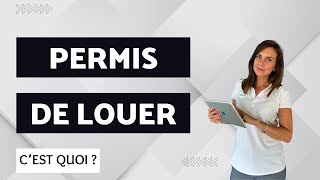 Comment obtenir un permis de louer Quels documents sont nécessaires pour un permis de louer [upl. by Malva]