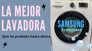 Review Lavadora Samsung Eco Bubble  En Español [upl. by Ameg]