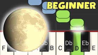 AU CLAIR DE LA LUNE  Easy Piano Tutorial With Slow Version Note by Note [upl. by Jolenta]