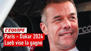 Dakar 2024  Sebastien Loeb  quotOn est plus prêt que jamaisquot [upl. by Ispep]