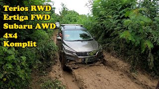 FWD vs 4x2 vs 4x4 OFF ROAD KARACI KARAWANG [upl. by Suilienroc]