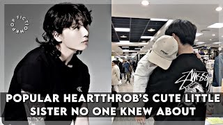 “ POPULAR HEARTHROB’s CUTE INNOCENT LITTLE SISTER NO KNEW ABOUT “ BTSFF taehyungff [upl. by Adamek]