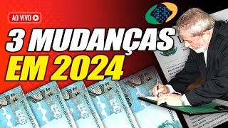 VITÓRIA dos Aposentados INSS 3 mudanças BOAS em 2024 NOVOS PAGAMENTOS [upl. by Alvan]