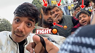 Sarojini nagar market mai hui behenkar ladai😡Prank Gone extremely wrong❌ creatorsupport [upl. by Fortna]