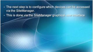 3 Starter Package Configuration  Configuring a SiteManager GECKO [upl. by Ailecnarf97]