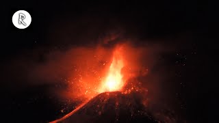 🌋 Rain Lava amp Volcano Sounds  Amazing Nature Sounds [upl. by Silohcin]