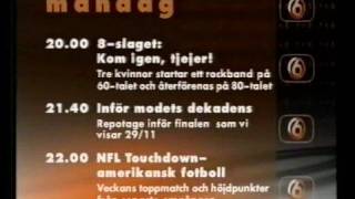 Tv6 Avslutning 19971116 [upl. by Baxie]