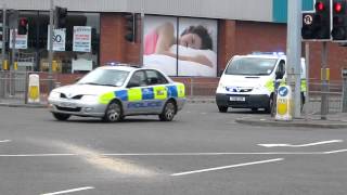 Humberside Police  Proton Impian Incident Response Vehicle And Vauxhall Vivaro Cage Van On Shout [upl. by Enitsenrae310]