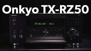 Onkyo TXRZ50 92channel home theater receiver  Crutchfield [upl. by Adnorahc]