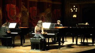 Concerto 4 pianos JS Bach  Lyl y Sergio Tiempo Karin Lechner Natasha Binder  martinwullichcom [upl. by Karney504]