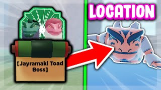 Jayramaki Toad Boss Scroll Spawn Location  Jayramaki Frog Spirit Remaster Showcase  Shindo Life [upl. by Abott]