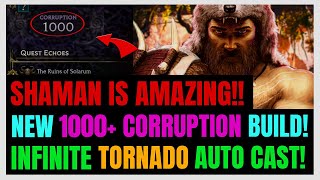 New AMAZING Shaman STORM LORD Build 1000 Corruption amp INSANE AOE DMG  Last Epoch [upl. by Eniarol971]