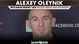 Alexey Oleynik  UFC Fight Night 185  Pre Fight Interview Virtual Media Day [upl. by Emarie]