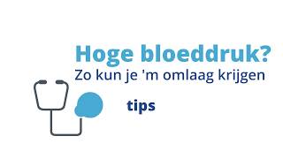 5 tips tegen een hoge bloeddruk [upl. by Llehcear742]