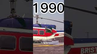 Bristow helicopters over the years ✈️🇬🇧 cool fyp euroaviation001 helicopter [upl. by Atineg]