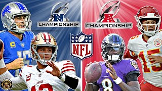 AFC amp NFC Championship Score Predictions 🔥 [upl. by Delacourt316]