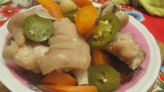 ¡Imperdible Receta Fácil de Patitas de Cerdo en Escabeche [upl. by Faletti]