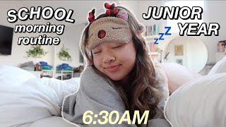 junior year SCHOOL MORNING ROUTINE  day in my life [upl. by Hamforrd]