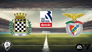 Boavista x Benfica  6 rodada Campeonato Português 2425  EA FC [upl. by Idnew850]