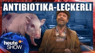 Antibiotika in der Schweinezucht mit Matthias Matschke  heuteshow vom 16032018 [upl. by Pinter60]