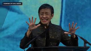 Maria Ressa receives Global Trailblazer Award from Vital Voices [upl. by Kerrie]