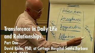 Dave Richo Transference in Daily Life and Relationships  2007 part 1 of 3 [upl. by Annawoj]