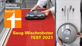 Test Saugroboter 2021 SaugWischroboter amp StaubsaugerRoboter im Vergleich Stiftung Warentest [upl. by Olnay237]