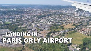 LANDING IN PARIS ORLY AIRPORT 4K [upl. by Adnilev]