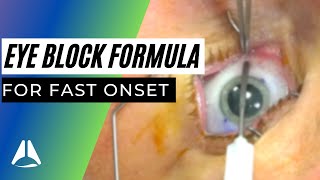 What I use for my eye block anaesthesia formula [upl. by Ylac]